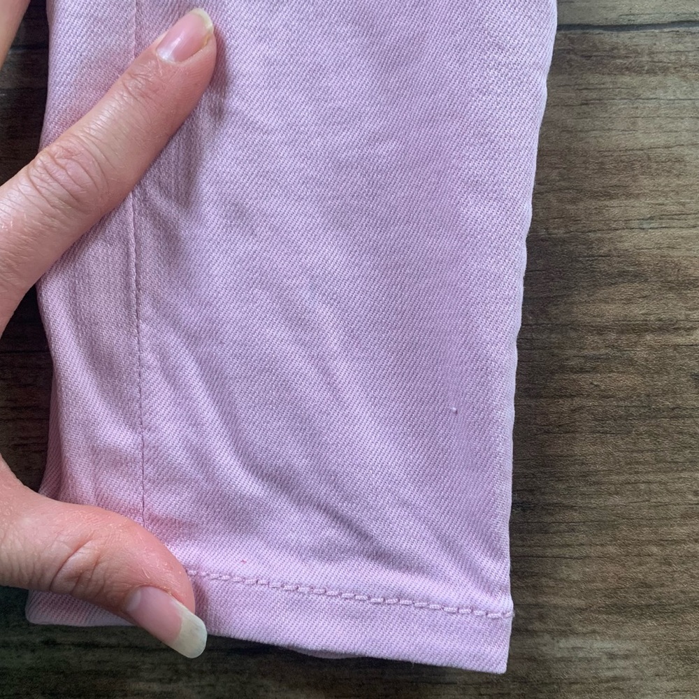 Warp + Weft light Pink JFK NYC skinny jeans - Picture 8 of 9